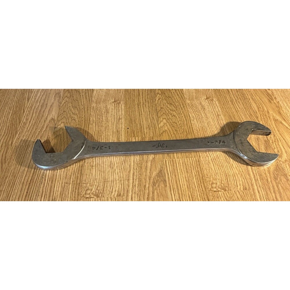 Mac Tools 1-3/4" SAE Chrome Four Way Angle Head Open End Wrench USA DA56 Mancave